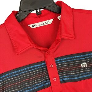 TravisMathew Polo Shirt Charleston National Country Club Men XL Performance Golf